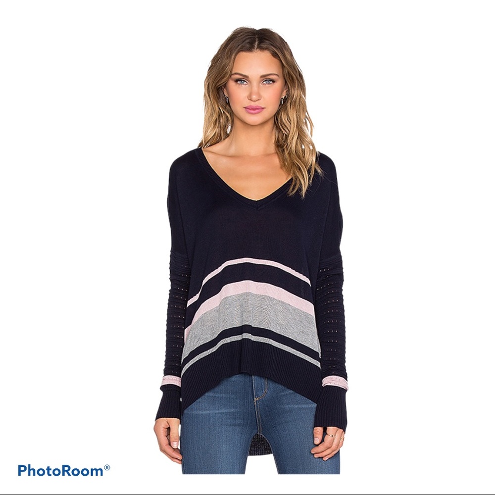John+Jenn | Mick Sweater in Northern Navy Size Small Wool Revolve